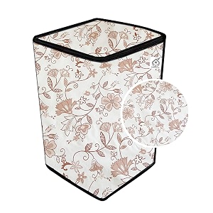 vinyl washing machine cover for onida 85kg fully automatic top loading t85grdd floral print tumbleweed