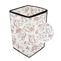 Vinyl Washing Machine Cover for Onida 8.5kg Fully Automatic Top Loading, T85grdd, Floral Print (Tumbleweed)