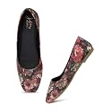 JM LOOKS Elegant Women Floral Print Pointed