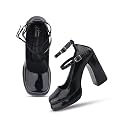 JM LOOKS Mary Jane Shoes Women Chunky