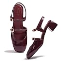 JM LOOKS Women39s Mary Jane Pumps Chunky