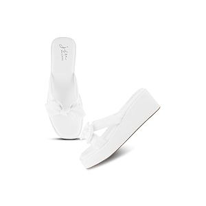 JM LOOKS Womens Open Toe Platform Wedge