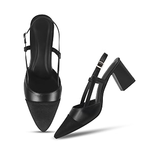 JM LOOKS Womens Slingback Closed Pointed Toe
