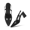 JM LOOKS Women39s Slingback Closed Pointed Toe