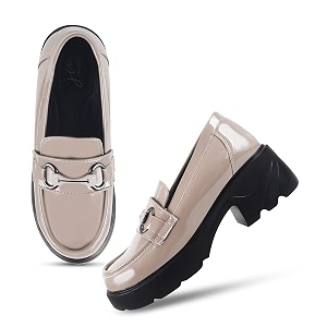 JM LOOKS Womens Stylish Loafers Chunky Sole