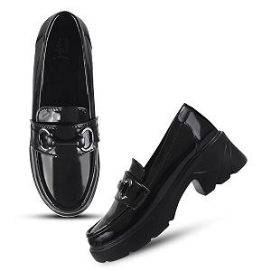 JM LOOKS Womens Stylish Loafers Chunky Sole