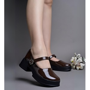 JM LOOKS Women Mary Jane Block Heels
