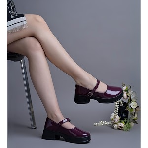 JM LOOKS Women Mary Jane Block Heels