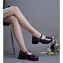 JM LOOKS Women Mary Jane Block Heels