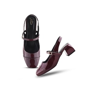 JM LOOKS Womens Square Toe Block Heel
