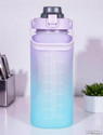 Jmax Motivational Water Bottle 2000ml with straw