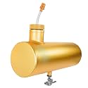 JMCHstore 4x11'' Aluminum Mini Bike Cylinder Gas Fuel Tank (Gold)