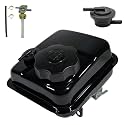 JMCHstore Gas Fuel Tank w/ Vent valve for Coleman CT100U CC100X Mini bike, CK100 SK100 Go kart, Screw on Fuel Tank For Realtree RTK100, Kids Scooter, 154F 3.0 hp Engine Parts