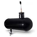 JMCHstore Side Aluminum Mini bike Gas Fuel Tank Cylinder 4x12'' for Coleman Baja Montser Mega moto Predator Hemi non 212 Engine, Massimo Axis RealTree Motovox Mototec Gas Bike, Go Kart Parts (Black)