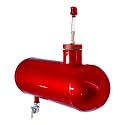 JMCHstore Side Aluminum Mini bike Gas Fuel Tank Cylinder 4x12'' for Coleman Baja Montser Mega moto Predator Hemi non 212 Engine, Massimo Axis RealTree Motovox Mototec Gas Bike, Go Kart Parts (Red)