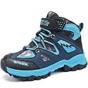 JMFCHI Kids Winter Hiking Shoes Boys Girls Warm Non-Slip Sole Snow Boots