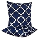 JMGBird Outdoor Patio Pillows Blue Outdoor Pillows Waterproof Throw Pillow