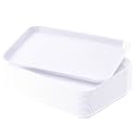 JMU 20 Pcs White Dental Procedure Trays Flat Trays Size B 13.25" X 9.75"