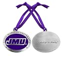 JMU Ornament | Hand-Sculpted Christmas Tree Ornament | Intricately Crafted Metal Pewter Alma Mater Inlay