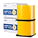 JMU Yellow Barrier Film, 2 Rolls Dental Tattoo Barrier Tape 4" x 6"
