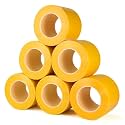 JMU Yellow Barrier Film, 6 Rolls Dental Tattoo Barrier Tape 4" x 6"