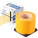 JMU Yellow Barrier Film, Dental Tattoo Barrier Tape 4" x 6", 1200 Sheets