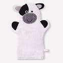 JN&amp;LULU Organics Bath Mitt Bath Cotton and Soft Scrub Bathing Loofah Shower Gifts (Cow)