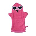 JN&amp;LULU Organics Bath Mitt Bath Cotton and Soft Scrub Bathing Loofah Shower Gifts (Flamingo)