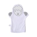 JN&amp;LULU Baby Organics Bath Mitt Toddlers Bath Cotton and Soft Scrub Bathing Loofah Baby Shower Gifts （Sheep）
