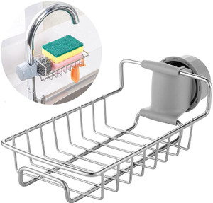 jn mart organizer stand caddy rack towel holder faucet caddy for bathroom shelf faucet mount push on