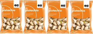 jn roasted  salted pistachios 1000 gms pistachios 4 x 250 g