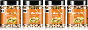 jn roasted  salted pistachios 400 gms pistachios 4 x 100 g