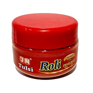 jn pure red kumkum roli tika - 50g each pack of 4  100 percent natural color free  turmeric and limestone base  for pooja tilak worship rituals  organic sindoor powder for women