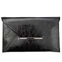 JNB Crushed Metallic Envelope Clutch