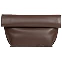 JNB Faux Leather Oversize Foldover Clutch