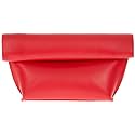 JNB Faux Leather Oversize Foldover Clutch