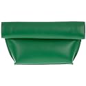 JNB Faux Leather Oversize Foldover Clutch