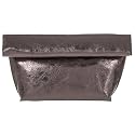 JNB Faux Leather Oversize Foldover Clutch
