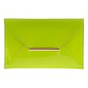 JNB Faux Patent Leather Envelope Candy Clutch Bag
