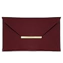 JNB Faux Patent Leather Envelope Candy Clutch Bag