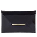 JNB Faux Patent Leather Envelope Candy Clutch Bag