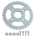 JNDO 40T Rear Sprocket #420 Chain 40mm Bore Silver for Coleman BT200X