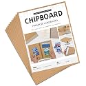 JNENERY 10 Chipboard Sheets 8.5 x 11", 22PT Book Board for Bookbinding