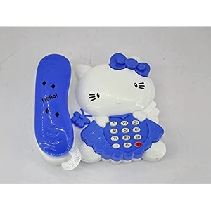 jnil presents baby telephone landline sound toy battery not included set for kids lights amp sounds pretend play toy for toddlers boys amp girls pack of 1 navy blue