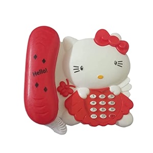 jnil presents baby telephone landline sound toy battery not included set for kids lights amp sounds pretend play toy for toddlers boys amp girls pack of 1red