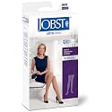 JOBST UltraSheer Thigh High with Lace Silicone Top Band, 30-40 mmHg Compression Stockings, Closed Toe, Medium Petite, Classic Black