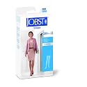 JOBST Opaque Thigh High with Silicone Dot Top Band, 15-20 mmHg Compression Stockings, Closed Toe, Small, Espresso