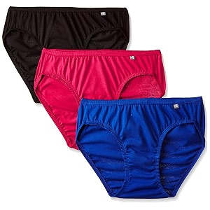 jockey ockey 1406 women39s high coverage super combed cotton mid waist hipster with concealed waistband and stayfresh treatment pack of 3_colors amp prints may vary assorted large