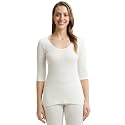 Jockey Women's Super Combed Cotton Rich Three Quarter Sleeve Thermal Top with StayWarm Technology