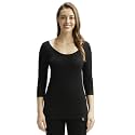 Jockey 2511 Women Warmth Soft Touch Microfiber Elastane Stretch Three Quarter Sleeve Thermal Top with StayWarm Technology